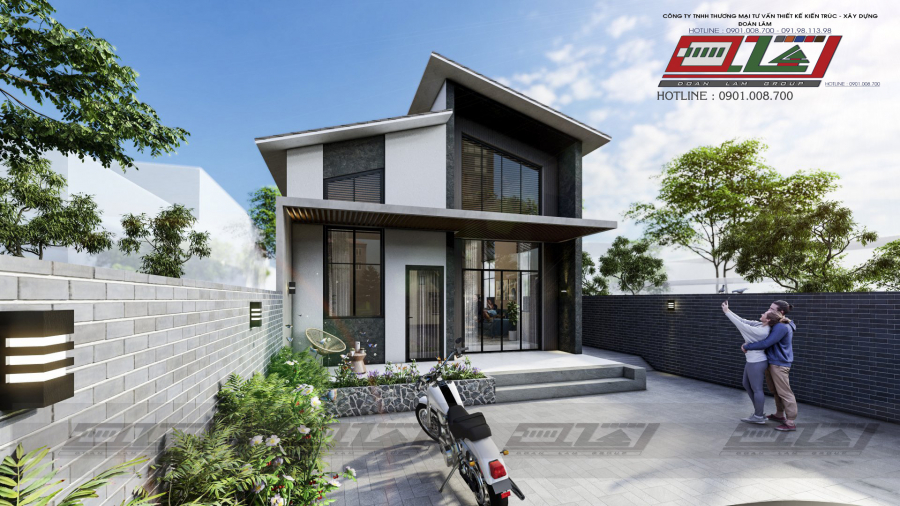Mẫu thiết kế nội ngoại thất biệt thự cao cấp tại Hậu Giang ,TP.Cần Thơ -mẫu 03